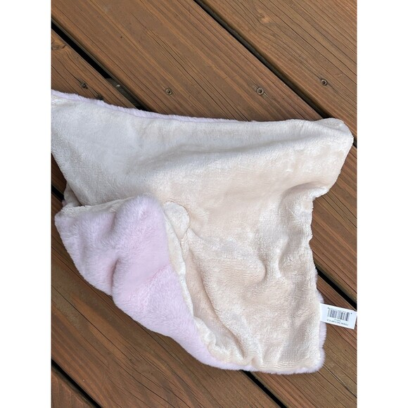 Linzy Baby Pink Sleeping Unicorn Lovey Plush Security Baby Blanket Rattle New - Picture 5 of 5
